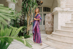 Lani Long Kimono // Eclipse Fade Tie Dye