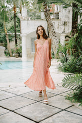 Tala Long Dress // Nomad Border Print