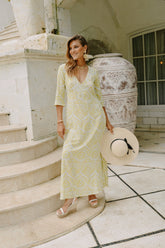 Cielo Long Tunic // Ocean Mandala Print