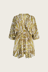 Aria Short Dress // Star Matrix Print