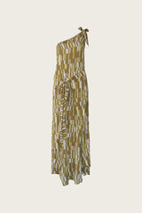 Milo Long Dress // Star Matrix Print