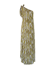 Milo Long Dress // Star Matrix Print