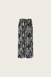 Zoe Long Skirt // Star Matrix Print