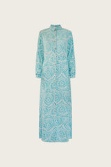 Breeze Long Shirt // Ocean Mandala Print