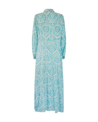 Breeze Long Shirt // Ocean Mandala Print