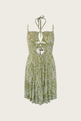 Leni Short Dress // Mystic Heart Print