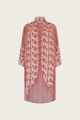 Maya Long Kimono // Nomad Border Print