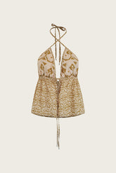 Rain Top // Nomad Border Print