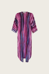 Lani Long Kimono // Eclipse Fade Tie Dye