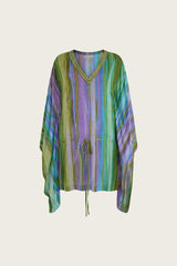 Zari Short kaftan // Eclipse Fade Tie Dye