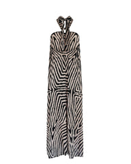 Tala Long Dress // Tribal Moon Print