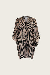 Mira Short Kimono // Tribal Moon Print