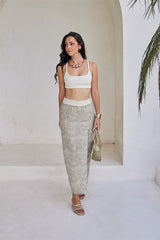 Gaia Long Skirt – Mystical Print