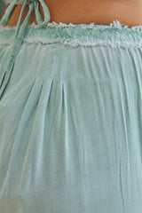 Flora Kimono Top – Pigment Color with Lavish Lace