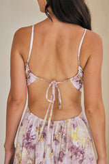 Mermaid Long Dress – Aqua Splash Tie Dye