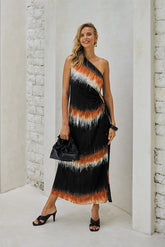 Evengeline Long Dress – Color Burst Tie Dye