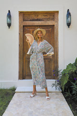 Gypsy Kimono & Top – Psychedelic Print with Lace