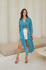 Lunaire Kimono & Top – Mystical Print