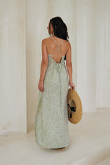 Nexus Long Dress – Artful Print