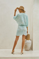 Cassia Short Dress Kimono – Ethnic Fusion Print