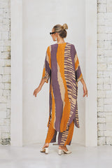 Dahlia Long Kimono – Urban Zafari Print