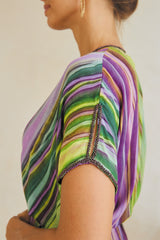 Mirage Long Dress – Boho Waves Tie Dye