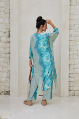 Dahlia Long Kimono – Snake Lux Print