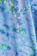 Lyra Short Tunic – Aqua Splash Tie Dye