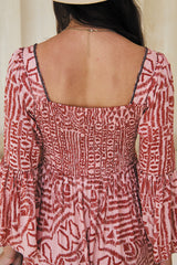 Nova Midi Dress – Ethnic Fusion Print