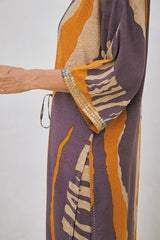 Dahlia Long Kimono – Urban Zafari Print