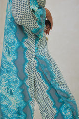 Dahlia Long Kimono – Snake Lux Print