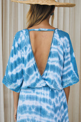 Solstice Long Tunic – Abstract Bubble Tie Dye