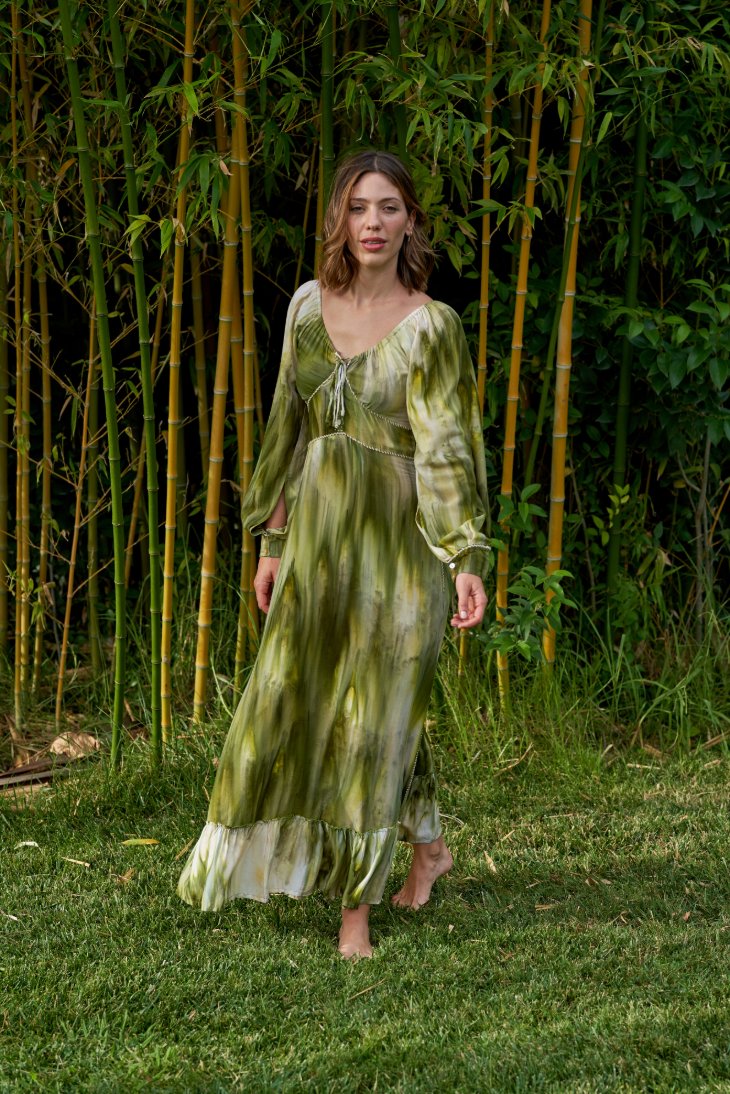 Eloa Boho Dress // Xuclar Tie Dye in Green Eloa Boho Dress // Xuclar Tie Dye in Green