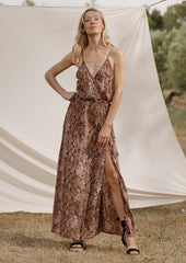 Jade Dress // Serpent Print