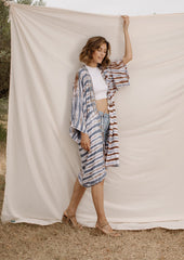 Charo Kimono // Rayas Tie Dye