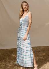 Dixie Long Dress // Puntitos Tie Dye