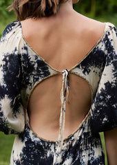 Lana Manipura Dress // Carbo Tie Dye - Negro