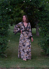 Cora Kaftan // Gertrudis Print - Terracota