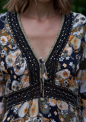 Cora Kaftan // Gertrudis Print - Terracota