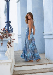 Deja Dress // Bora Tie Dye - Azul