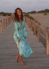 Cora Kaftan // Tanit Tie Dye – Verde