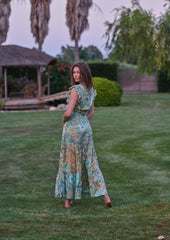 Izzy Wrap Dress // Bora Tie Dye - Oro