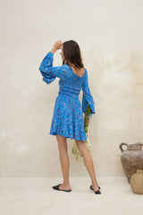 Savannah Sundress // Leaves print