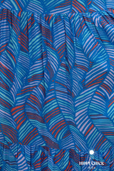 Savannah Long Dress // Leaves print