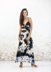 Abai Dress // Carbo Tie Dye – Negro