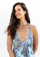 Deja Dress // Bora Tie Dye - Azul