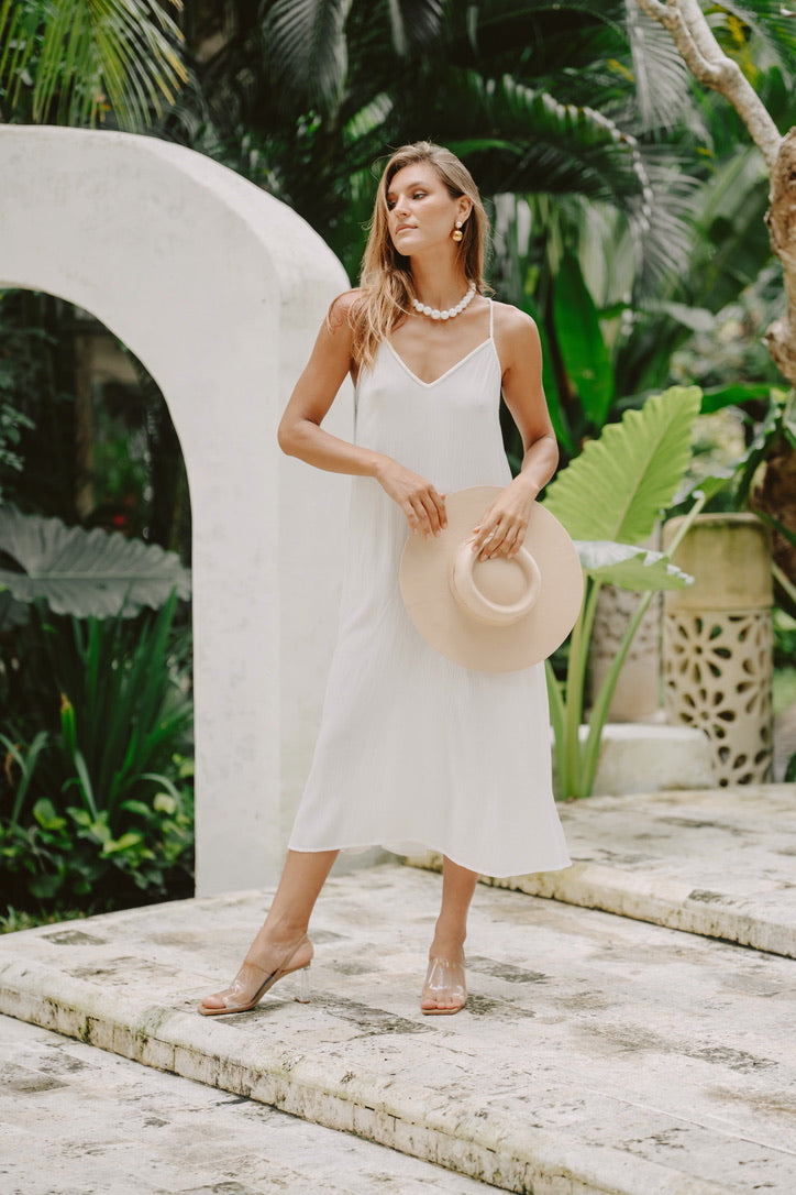 Nina Long Dress // New Moon Plain