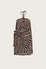 Kai Short Dress // Tribal Moon Print