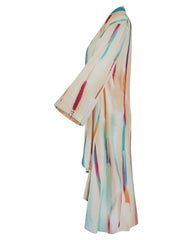Elu Long Kimono // Brushlight Tie Dye