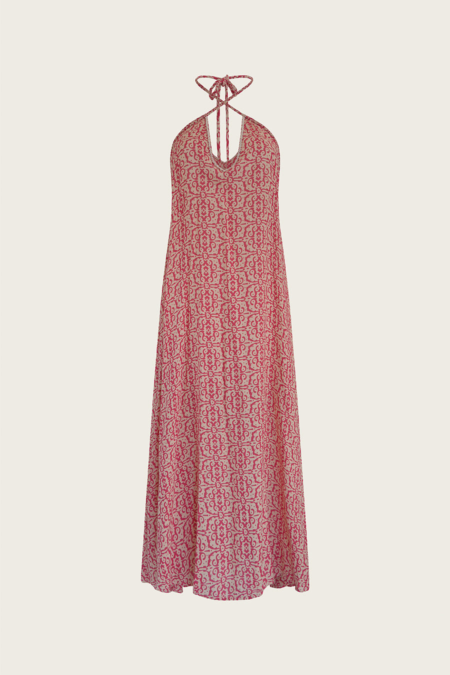 Tala Long Dress // Nomad Border Print